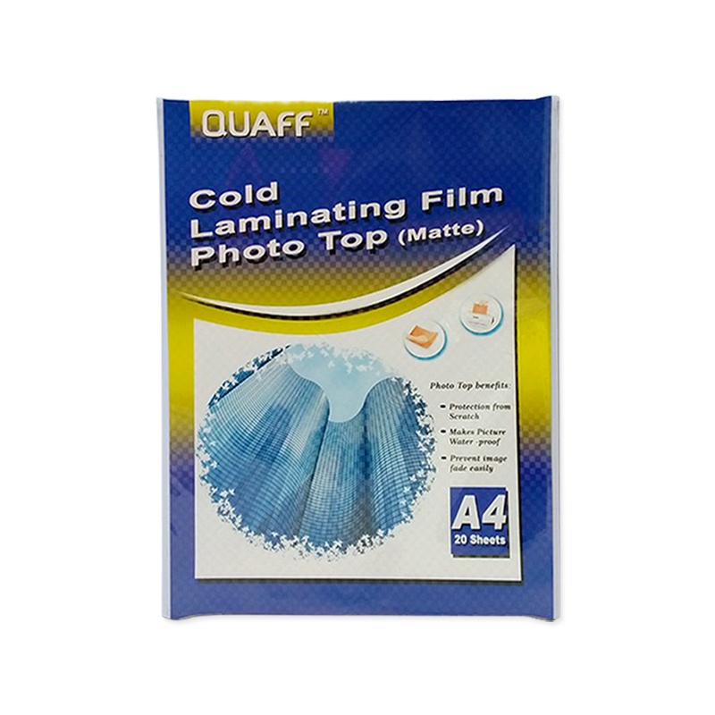 QUAFF COLD LAMINATION FILM PHOTO TOP MATTE A4