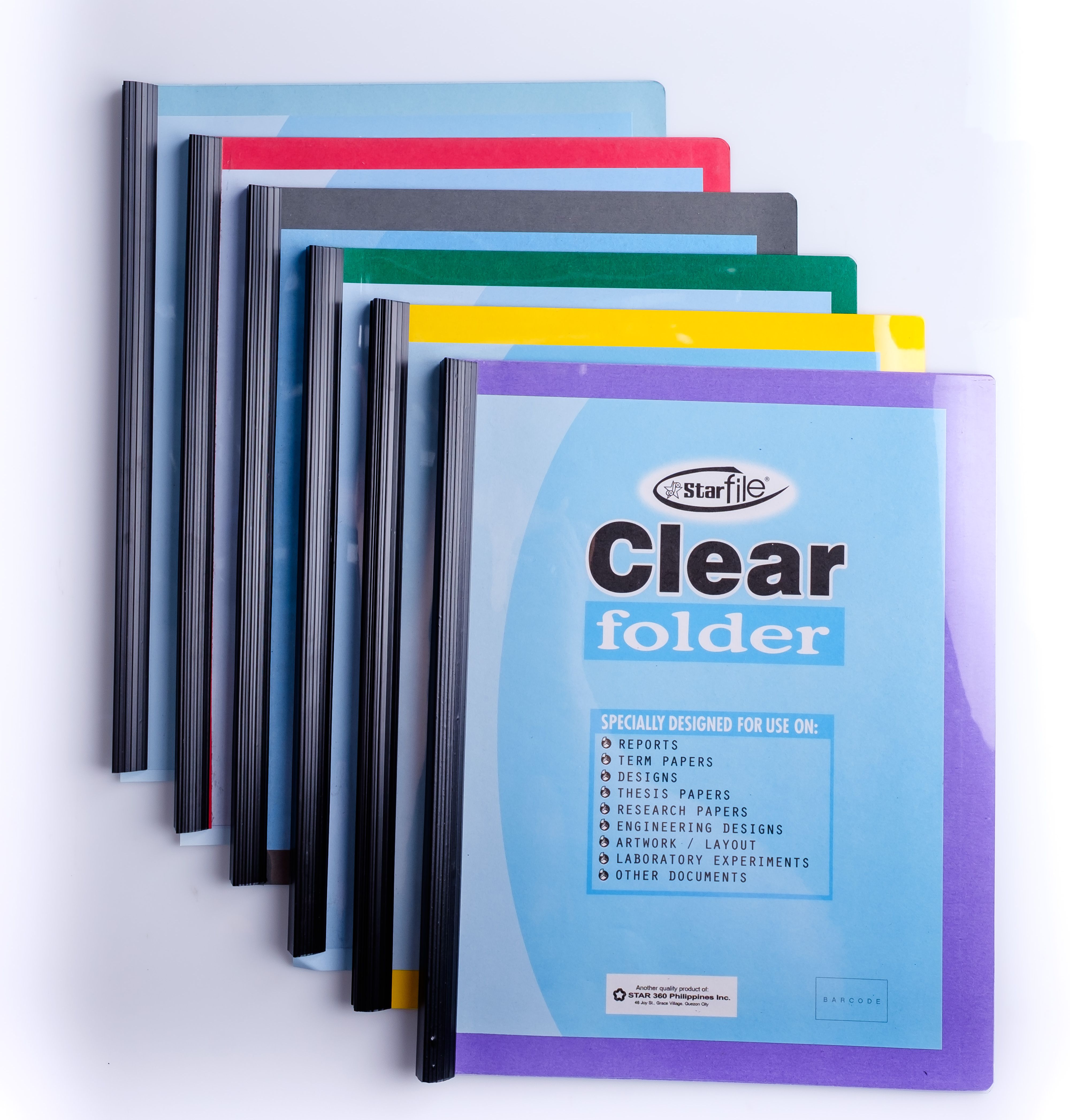 CLEAR PLASTIC FOLDER
